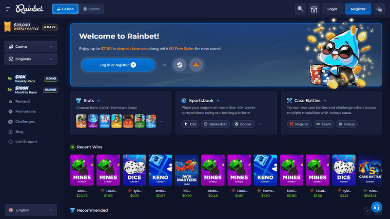 Rainbet Gambling Establishment Review
